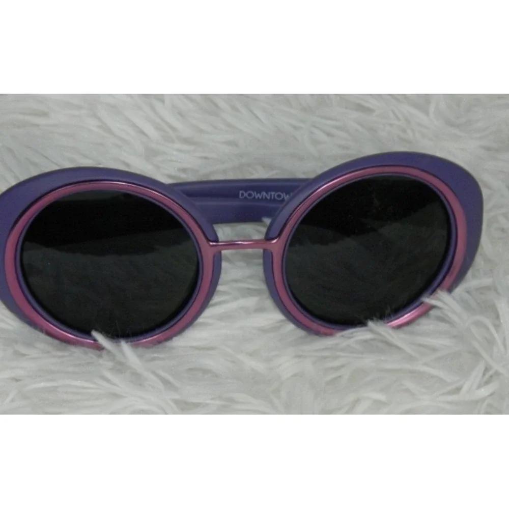 Perverse‎ Sunglasses Purple Round Frame Hippie  Retro